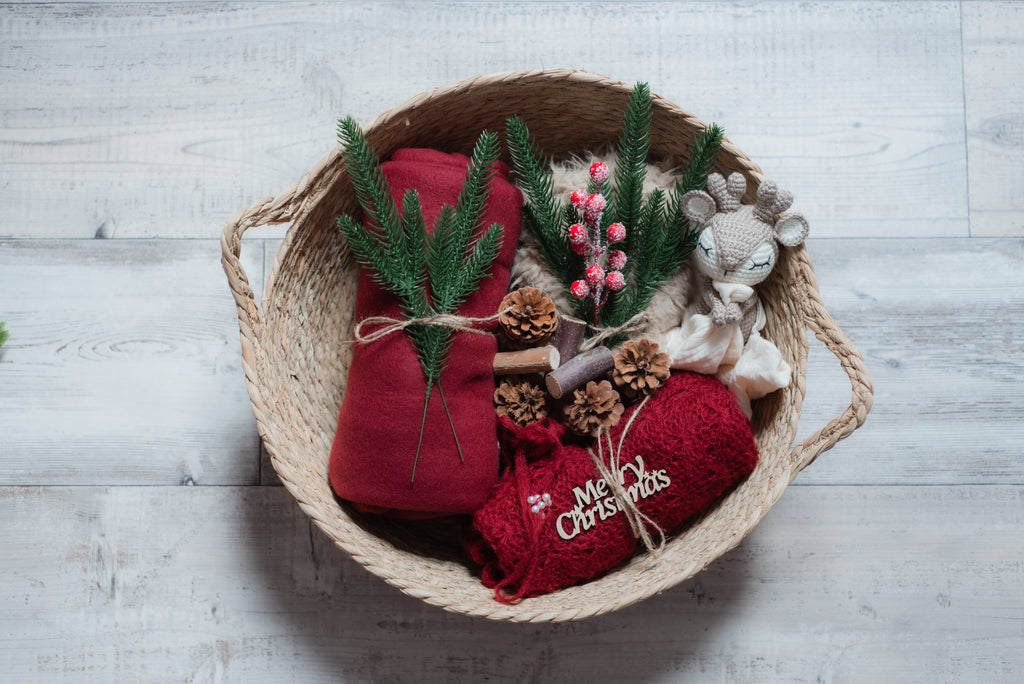 HEJ MERRY Geschenkbox - 15-teiliges Fotorequisiten-Set für Babies von maibejbi