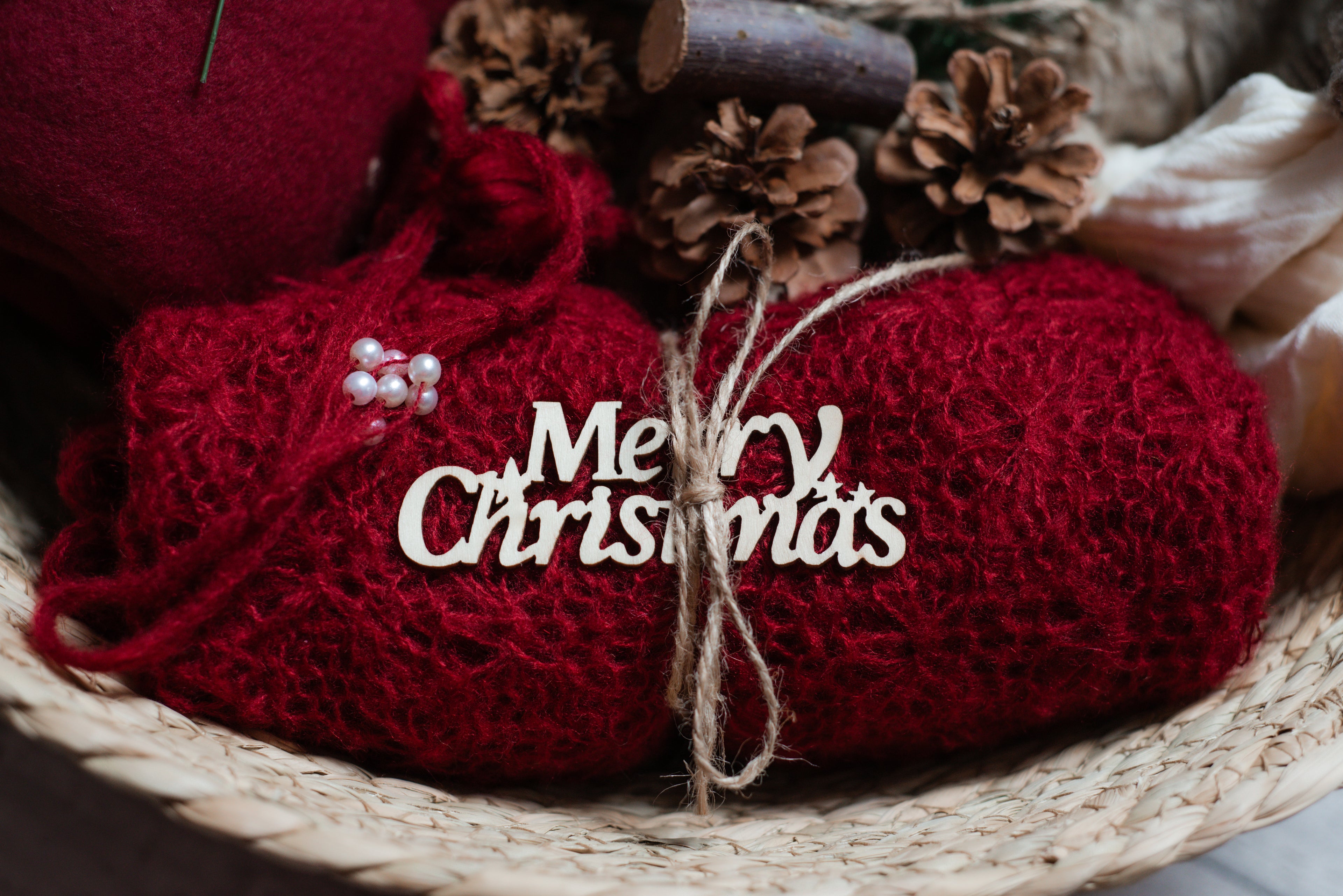 HEJ MERRY Geschenkbox - 15-teiliges Fotorequisiten-Set für Babies von maibejbi