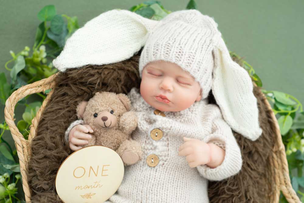 HEJ BUNNY Geschenkbox - Fotorequisiten-Set für Babies von maibejbi