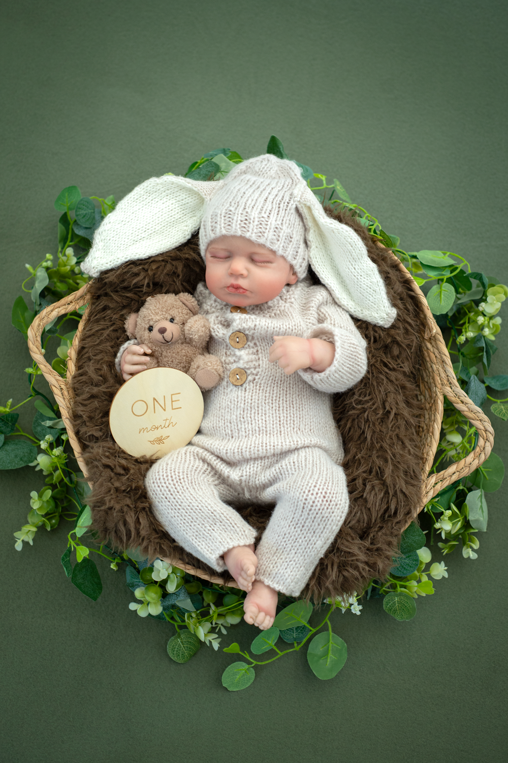 HEJ BUNNY Geschenkbox - Fotorequisiten-Set für Babies von maibejbi