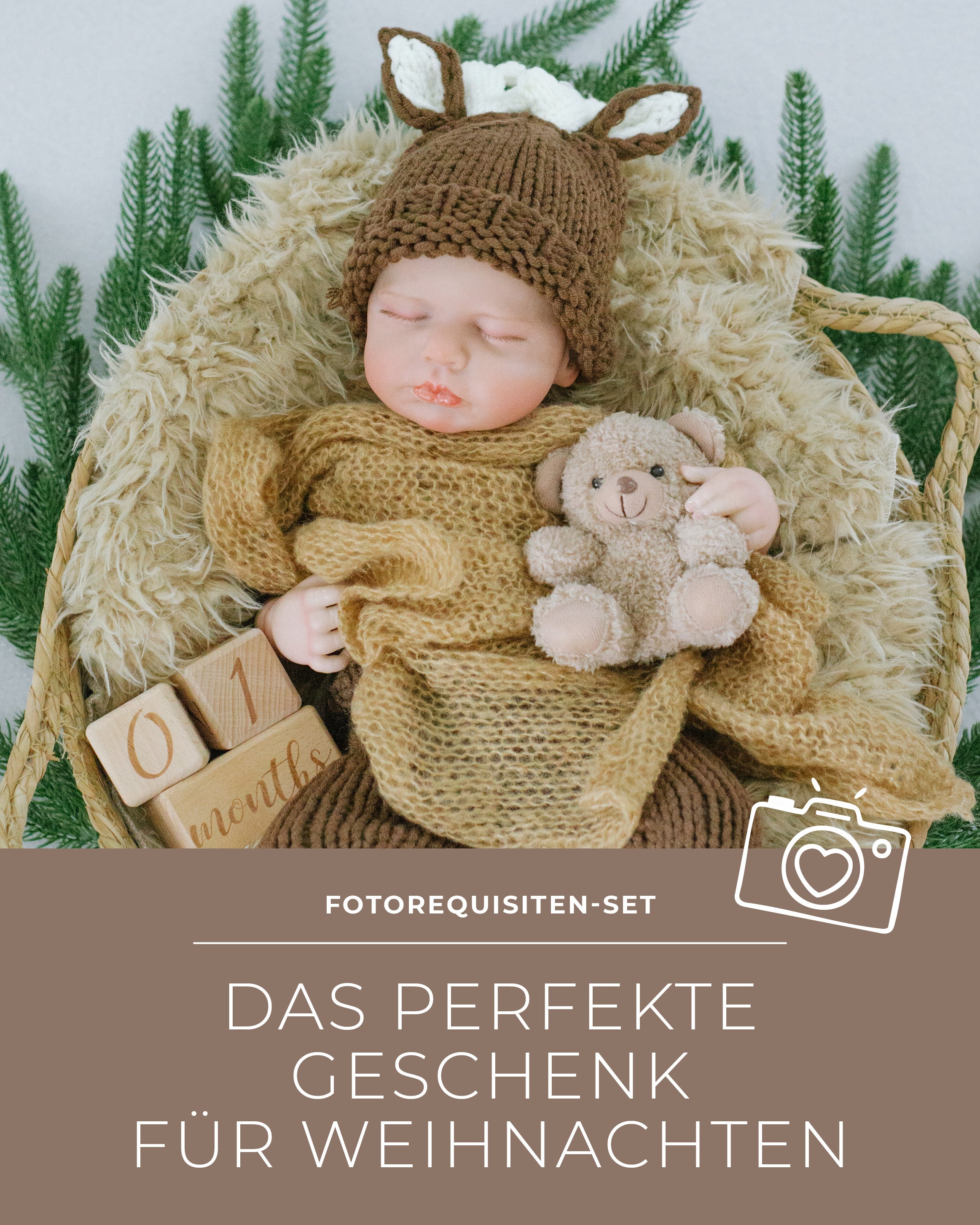 HEJ RUDI Geschenkbox - Fotorequisiten-Set für Babies von maibejbi